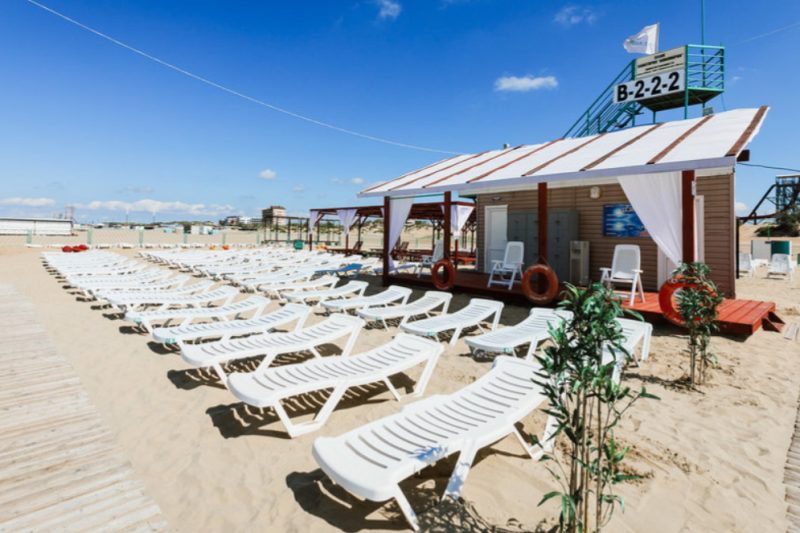 Пляж санатория «Аквамарин»